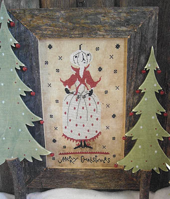 Christmas Pumpkin Queen - Primitive Hare