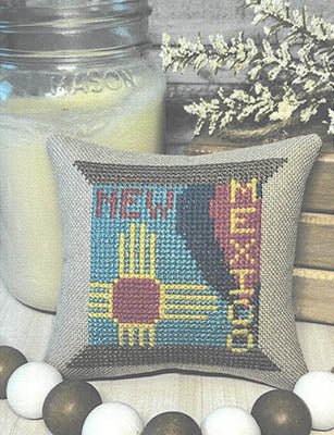 New Mexico State Spool - Crafty Bluebonnet Designs