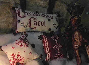 Christmas Carol Ornaments - Primitive Hare
