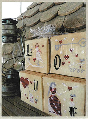 Love Cubes: St. Valentine's Ornaments - Primitive Hare