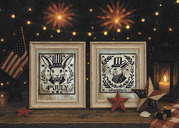 Independent Bunnies - Primitive Hare