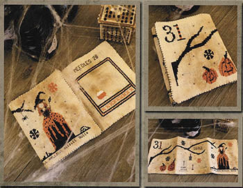 All Hallow's Needles' Queen Needlebook - Primitive Hare
