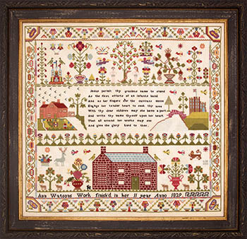 Ann Watson 1839 - Hands Across the Sea Samplers