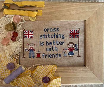 Cross Stitching Is Better With Friends - Romy's Creations