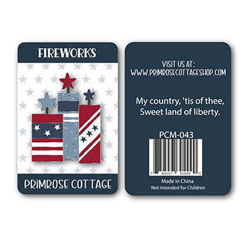 Fireworks Needle Minder - Primrose Cottage Stitches