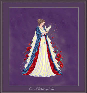 Lucia: The Light We Carry - Cross Stitching Art
