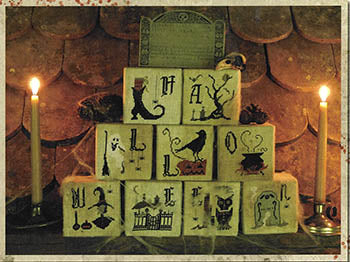Halloween Cubes - Primitive Hare