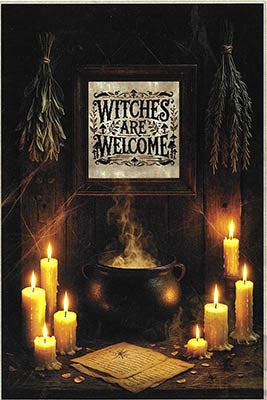 Witches Are Welcome - Primitive Hare