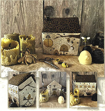 Bees' Sanctuary Stitching Box - Primitive Hare