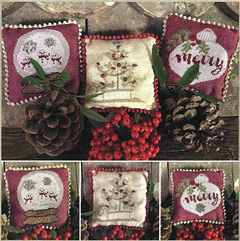 Red Ornaments - Primitive Hare