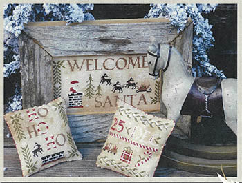Welcome Santa - Primitive Hare