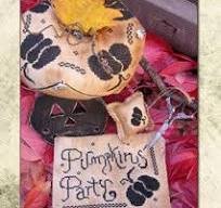 Pumpkins' Party - Primitive Hare