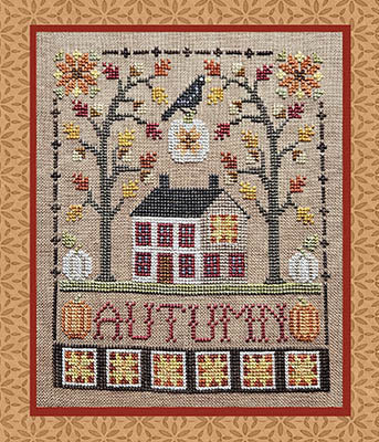 Autumn Saltbox - Waxing Moon Designs