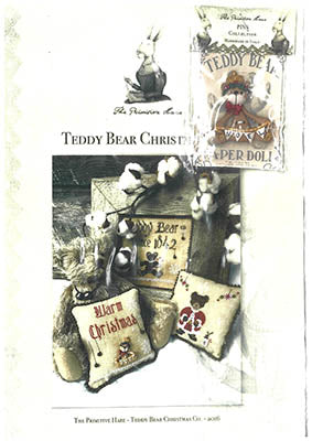 Teddy Bear Christmas - Primitive Hare