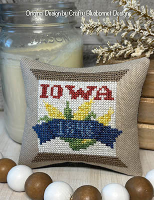 Iowa State Spool - Crafty Bluebonnet Designs