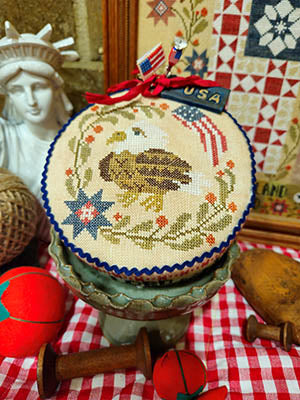 Heal Our Land Pin Drum Shortie - Quaint Rose NeedleArts