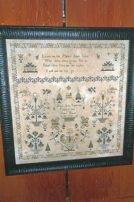 Mary Ann Simmons 1848 Sampler - Chessie & Me