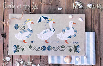 Geese At The Sea - Madame Chantilly