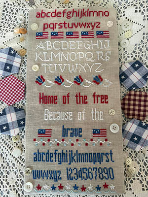 Home Of The Free Sampler - Romy's Creations