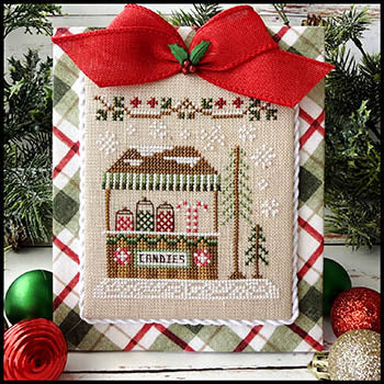Christmas Candy Stand: Christmas Market Series - Country Cottage Needleworks