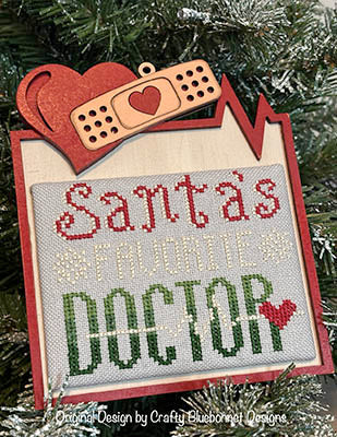 Santa's Favorite Doctor - Crafty Bluebonnet Designs