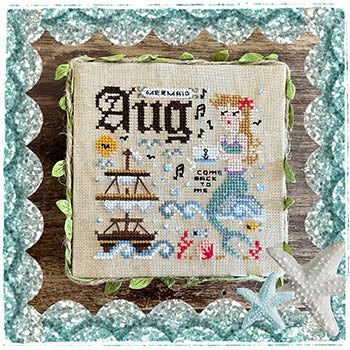 August Mermaid: Magical Year 2026 - Fairy Wool In The Wood