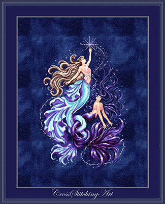 Celestial Tides - Cross Stitching Art