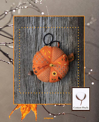 Pumpkin Pincushion - Cotton Pixels LTP