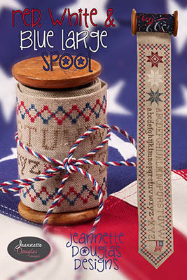 Red, White & Blue Large Spool - Jeannette Douglas Designs