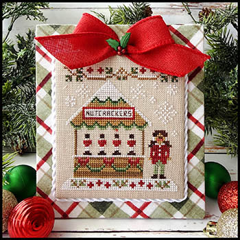 Nutcracker Stand: Christmas Market Series - Country Cottage Needleworks