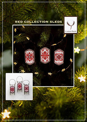 Red Collection Sleds - Cotton Pixels LTP