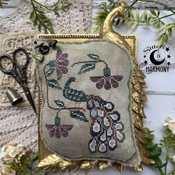 Peacock And Flowers - Puntini Puntini