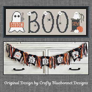 Boo Banner - Crafty Bluebonnet Designs