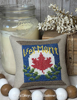 Vermont State Spool - Crafty Bluebonnet Designs