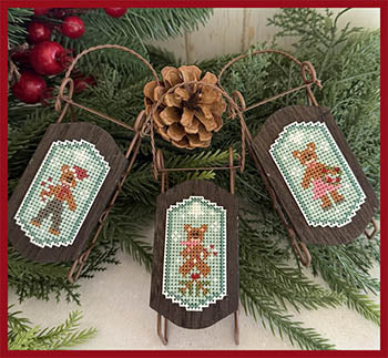 Three Bears Sled Ride - Little House Needleworks