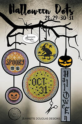 Halloween Dots 28,29,30,31 - Jeannette Douglas Designs
