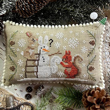 Snowman Lookalike: Bunny And Squirrel - Puntini Puntini