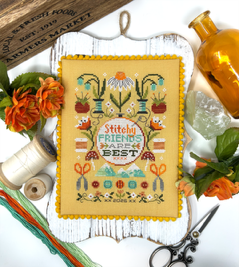 Stitchy Friends Are Best  - Tiny Modernist Inc