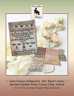 Anne Frances Kirkpatrick: 1847 Black Crowns - Cross Stitch Antiques