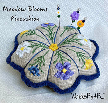 Meadow Blooms Pincushion - Works by ABC