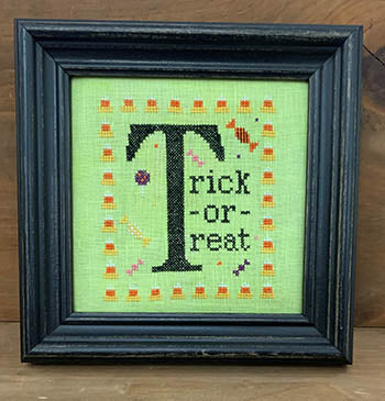 T Is For Trick Or Treat - Needle Bling Designs