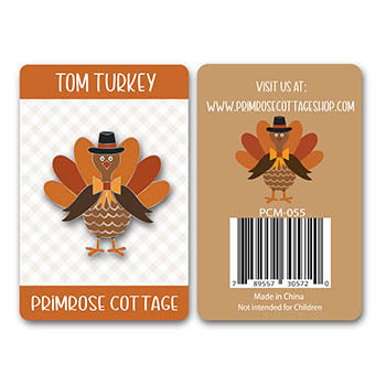 Tom Turkey Needle Minder - Primrose Cottage Stitches
