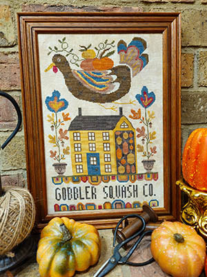 Gobbler Squash Co - Quaint Rose NeedleArts