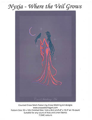 Nyxia: Where The Veil Grows Thin - Cross Stitching Art