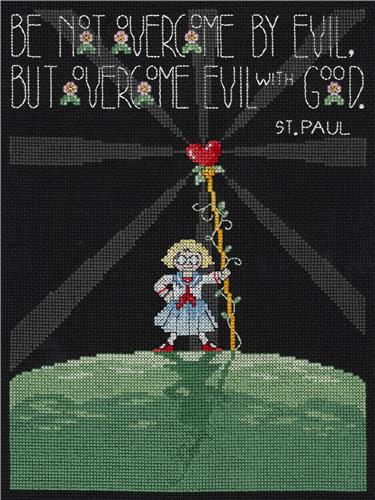 Overcome Evil By Mary Engelbreit - Imaginating