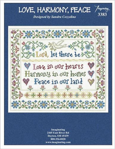 Love, Harmony, Peace Kit By Sandra Cozzolino - Imaginating Kits