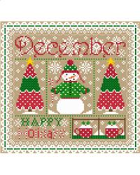 December: Monthly Sampler - Sugar Stitches Design