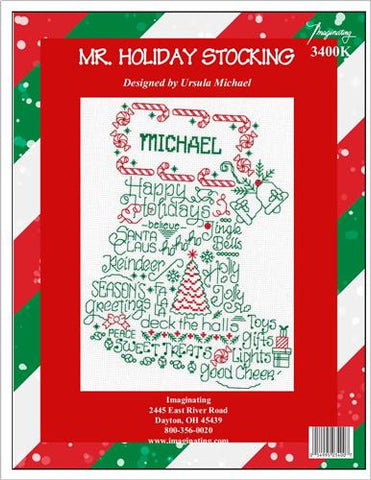 Mr. Holiday Stocking Kit By Ursula Michael - Imaginating Kits