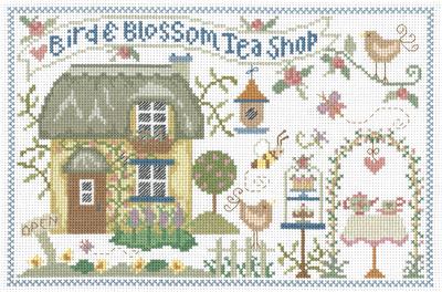 Bird & Blossom Tea Shop By Gail Bussi - Imaginating