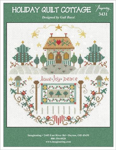Holiday Quilt Cottage Kit By Gail Bussi - Imaginating Kits